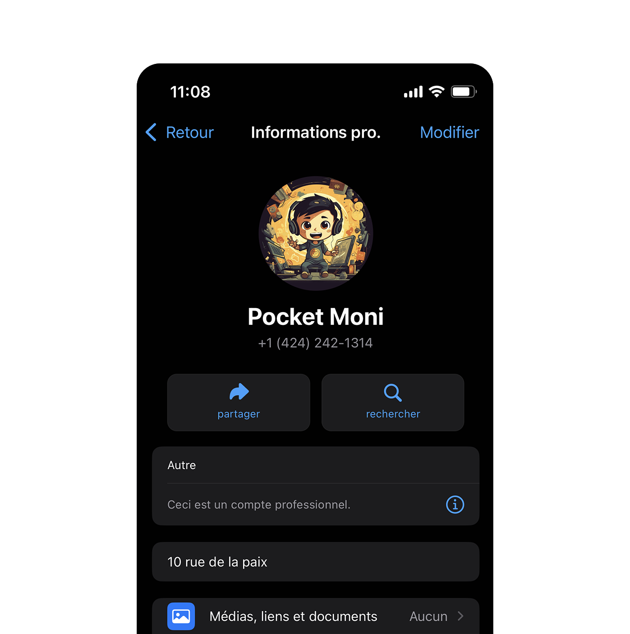 App screen